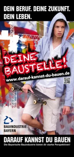 Bild: Finde deine Baustelle. Per Mausklick zum Ausbildungsplatz am Bau