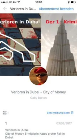 Bild: Dubai-Krimi wird Bestseller - mithilfe Snipsl-app