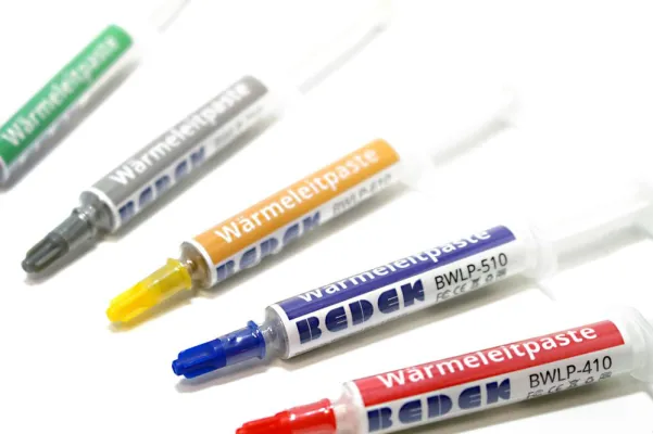 Bild: Neue Wärmeleitpasten von BEDEK in individuellen Mengen