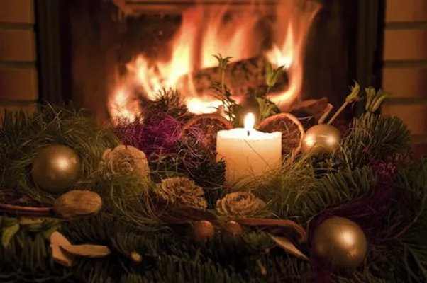 Bild: Mittags zum Adventsbuffet