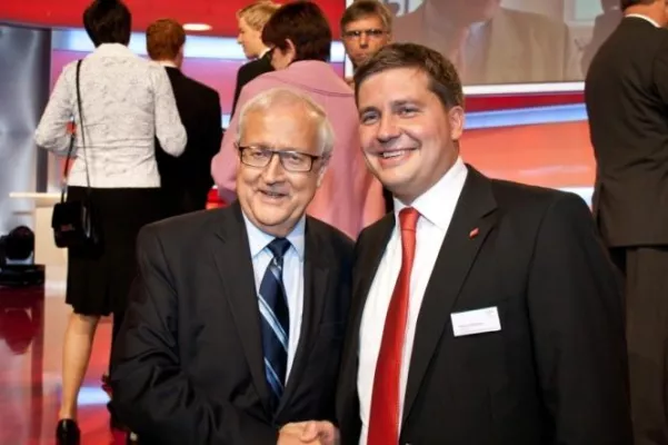 Bild: Gollmann Kommissioniersysteme beim Deutschen Gründerpreis