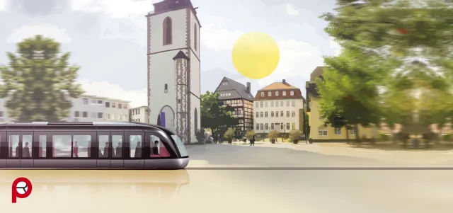 Bild: Regiotram für Gießen statt B49-Neubau? Verkehrswendeaktive kämpfen für Bahnausbau und gegen neue Straße