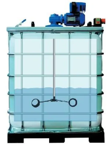 Bild: Lieferprogramm Containerrührwerke für IBC-Container aktualisiert.