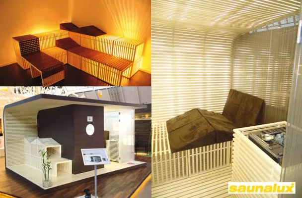 Bild: Saunalux geht auf der Möbelmesse imm cologne neue Wege und präsentiert Sauna Neuheiten