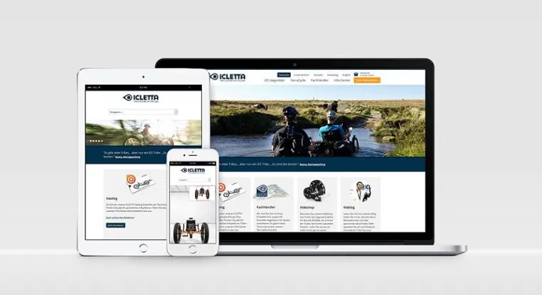 Bild: Dürfen wir vorstellen: Die neue ICLETTA Webseite für Liegedreiräder