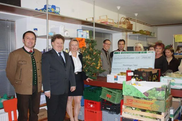 BTK unterstützt Raublinger Tafel - Tafelfreuden statt Paragrafendschungel Bild: BTK unterstützt Raublinger Tafel - Tafelfreuden statt Paragrafendschungel