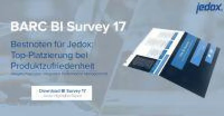 Bild: Bestnoten für Jedox im BARC BI Survey 17
