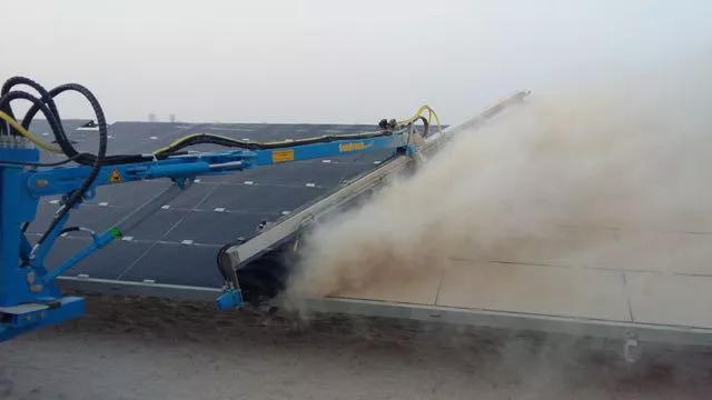 Allgäuer PV-Reinigungstechnologie für Dubai Bild: Allgäuer PV-Reinigungstechnologie für Dubai