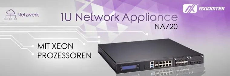 Die neue 1 U Rack-Mount Netzwerk-Appliance Bild: Die neue 1 U Rack-Mount Netzwerk-Appliance