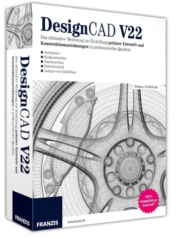 Franzis bietet kostenlos zum Download - DesignCAD 22 - 2D CAD Konstruktionslösung Bild: Franzis bietet kostenlos zum Download - DesignCAD 22 - 2D CAD Konstruktionslösung