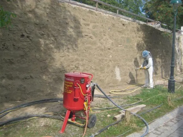 Instandsetzung der Stadtmauer von Nördlingen Bild: Instandsetzung der Stadtmauer von Nördlingen