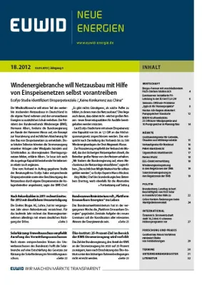 Bild: Windbranche will Netzausbau und Energiewende mit Hilfe von Einspeisenetzen vorantreiben