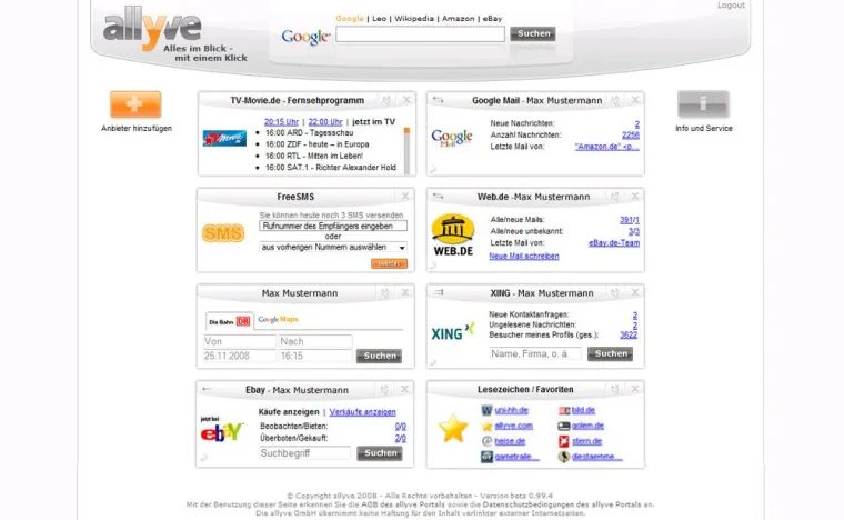 Bild: allyve.com präsentiert sich im neuen Design