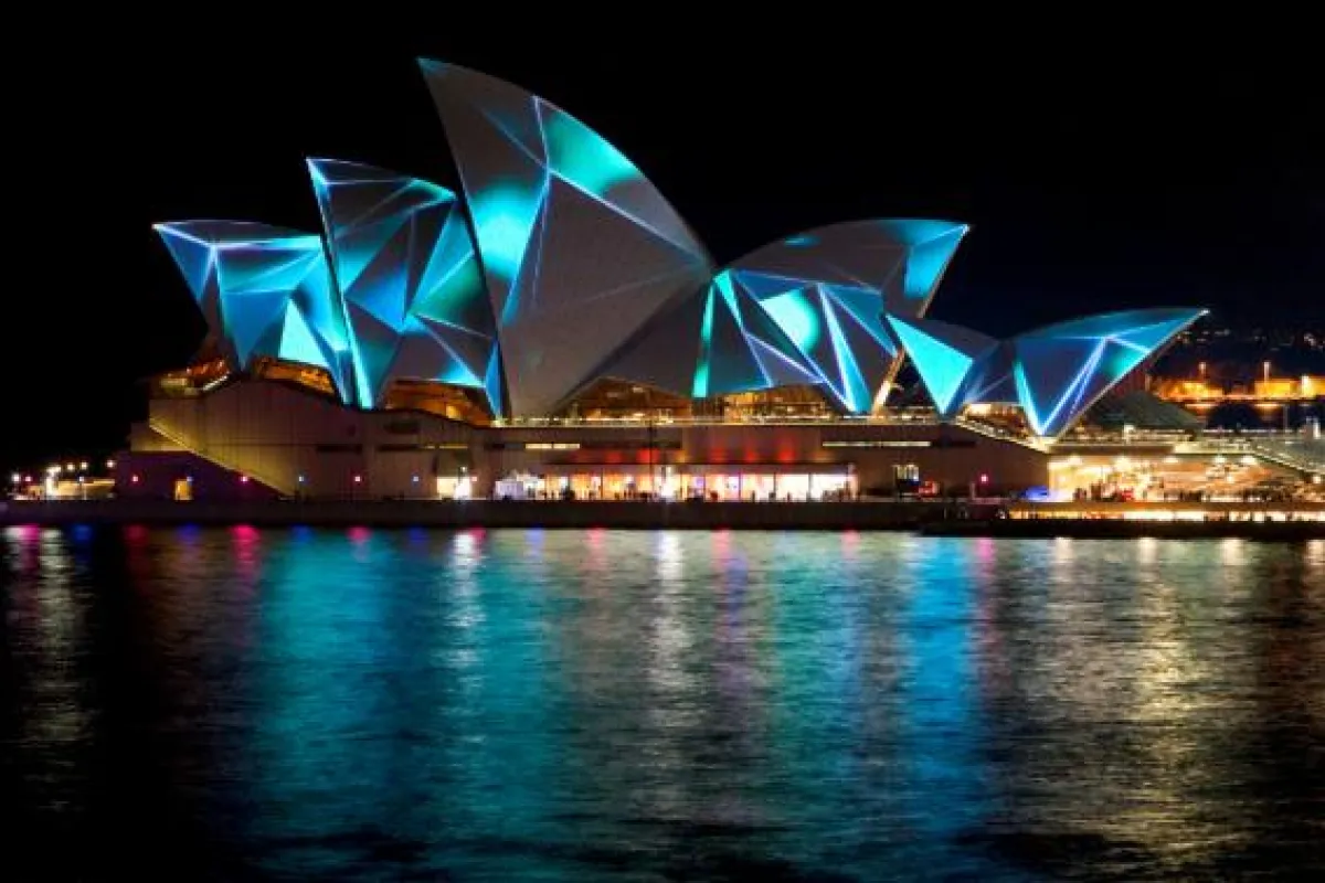 Vivid Sydney Lighting the Sails Sydney Opera House