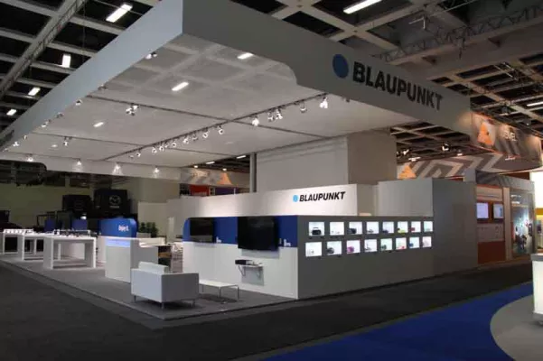 Bild: ArtLab Studios gestaltet Messestand für die Marke Blaupunkt