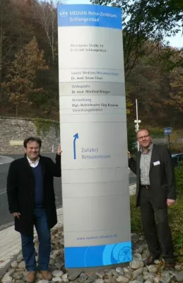 Ein neuer Name und ein neues Schild für das MEDIAN Reha-Zentrum Schlangenbad Bild: Ein neuer Name und ein neues Schild für das MEDIAN Reha-Zentrum Schlangenbad