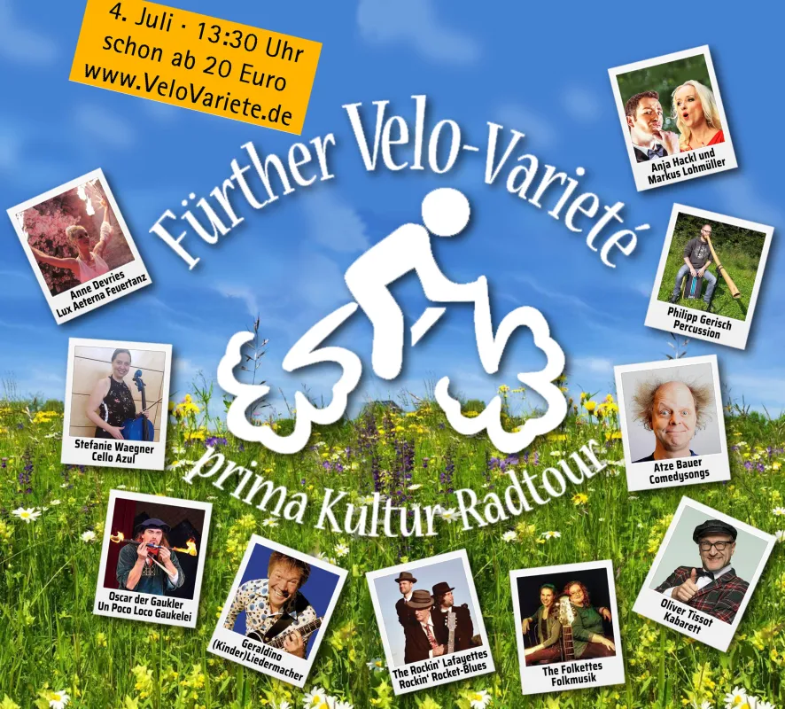 10 Künstler*innen bieten Showacts beim Velo-Varieté (© Oliver Tissot)