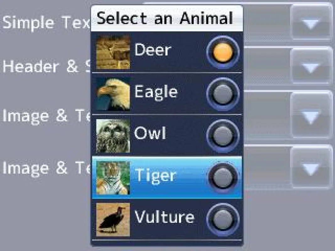 Combobox-Element