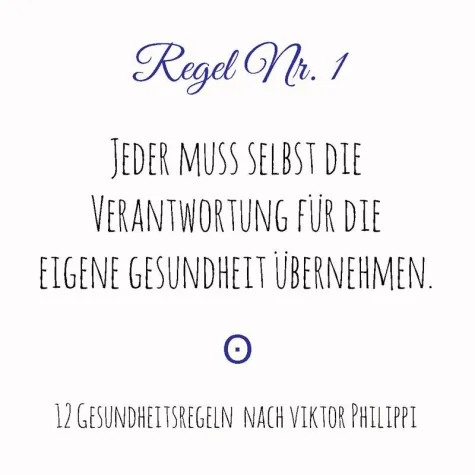 Bild: Gesund werden mit System – 12 Regeln