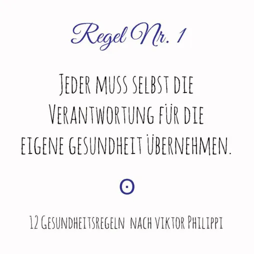 Bild: Gesund werden mit System – 12 Regeln