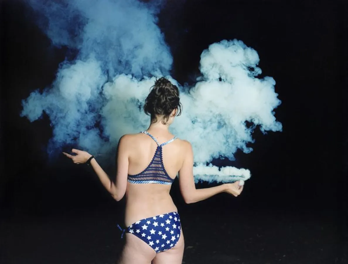 Björn Siebert, Pyromancer, 2018, C-Print auf Alu-Dibond, 140 x 185 cm