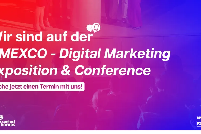 hey contact heroes präsentiert Innovationen für digitalen Kundendialog auf der DMEXCO 2025 Bild: hey contact heroes präsentiert Innovationen für digitalen Kundendialog auf der DMEXCO 2025