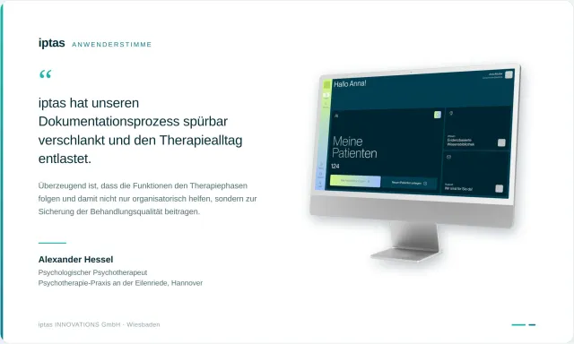 Erste Praxen bestätigen Nutzen von KI-Assistenz in der Psychotherapie Bild: Erste Praxen bestätigen Nutzen von KI-Assistenz in der Psychotherapie