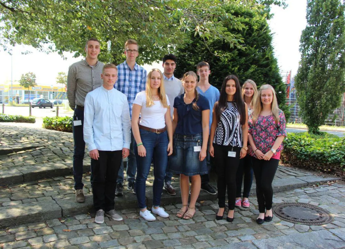 10 von 72 Auszubildenden bestreiten ihre ersten Tage im Service Center Osnabrück.