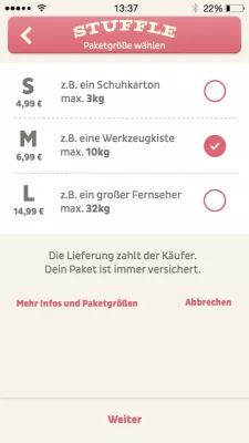 Bild: Flohmarkt App Stuffle jetzt mit Lieferfunktion