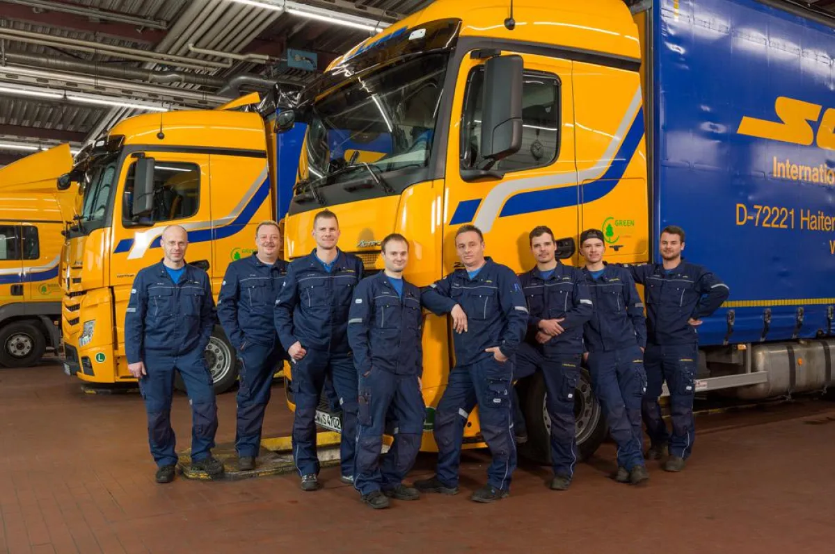 Das Werkstatt-Team von Schuon bedient mit Alltrucks verstärkt externe Kundenwünsche. (Foto: Schuon)