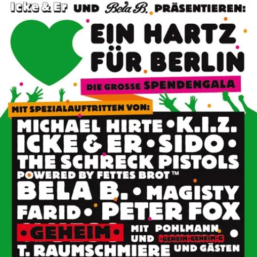 Bild: Ein Hartz für Berlin am 19. Juli mit Peter Fox, K.I.Z., Sido uva. – Tickets gibt’s bei Ticketmaster