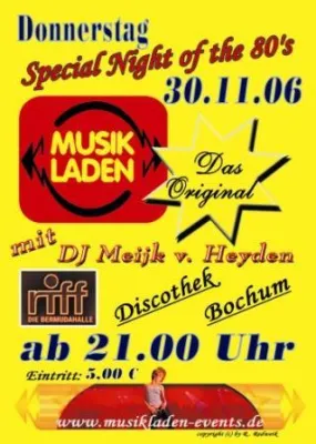 Bild: Der MUSIKLADEN ist am 30.11.2006 im "Riff"  (Bermudahalle) in Bochum