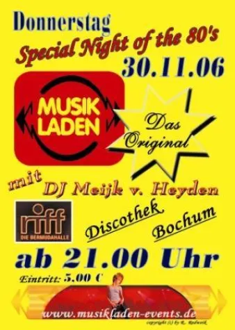 Bild: Der MUSIKLADEN ist am 30.11.2006 im "Riff"  (Bermudahalle) in Bochum