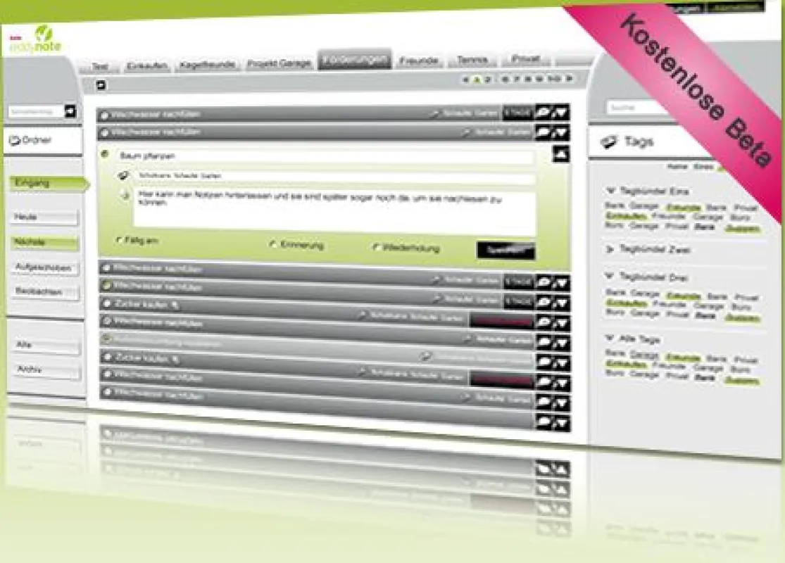 Reddynote - Öffentliche Beta-Version
