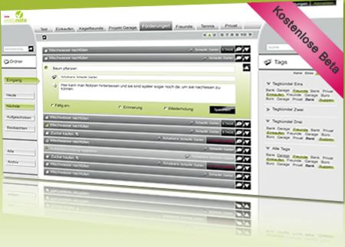 Reddynote - Öffentliche Beta-Version