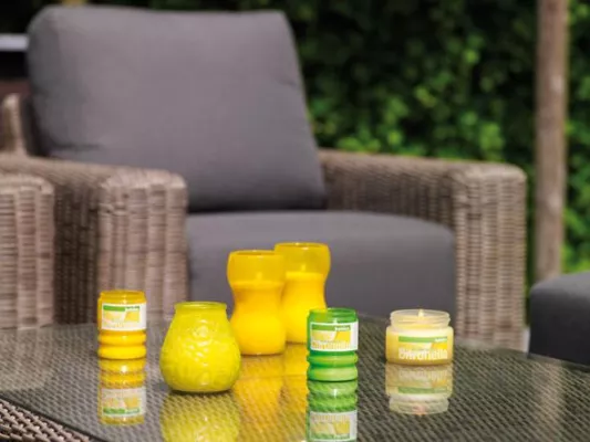 Bild: Neues Citronella Duft-Sortiment: Für erfrischend gemütliche Kerzenscheinstunden zur Open Air Saison