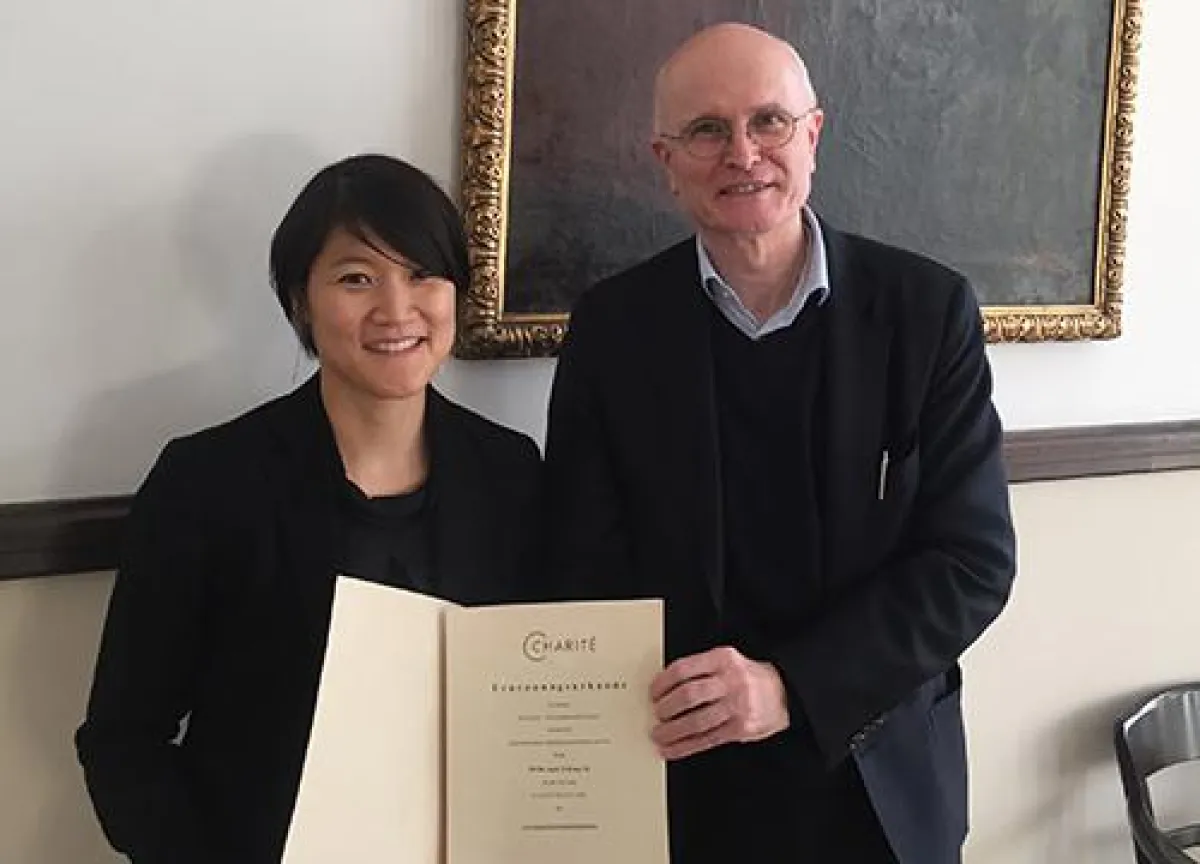 Il-Kang Na, Axel R. Pries, Dekan Charité – Universitätsmedizin Berlin (Charité – Universitätsmedizin Berlin/Schellhardt)