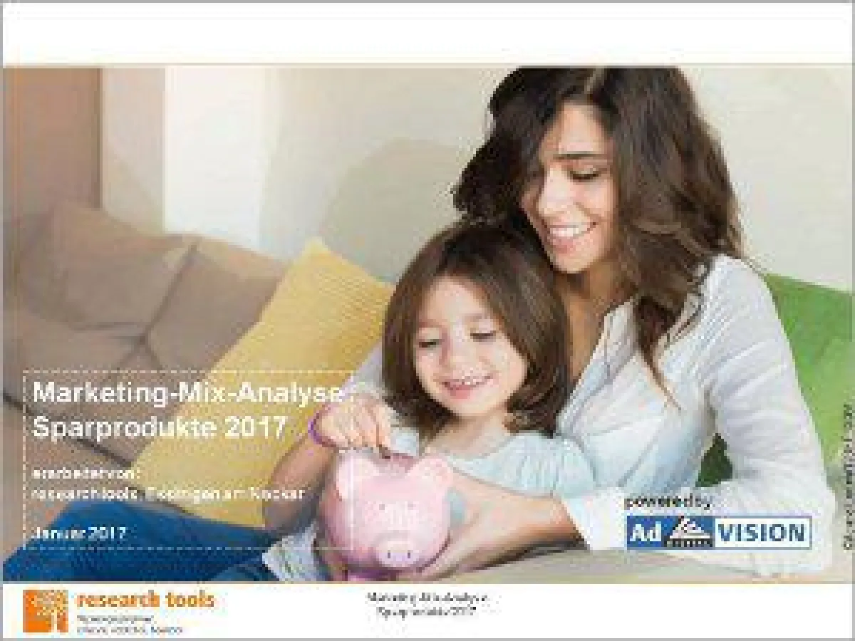 Marketing-Mix-Analyse Sparprodukte 2017