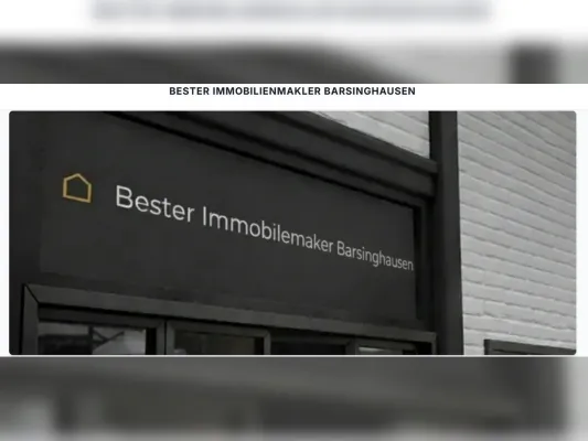 Bild: Bester Immobilienmakler Barsinghausen: Maklerqualität beim Verkauf zählt