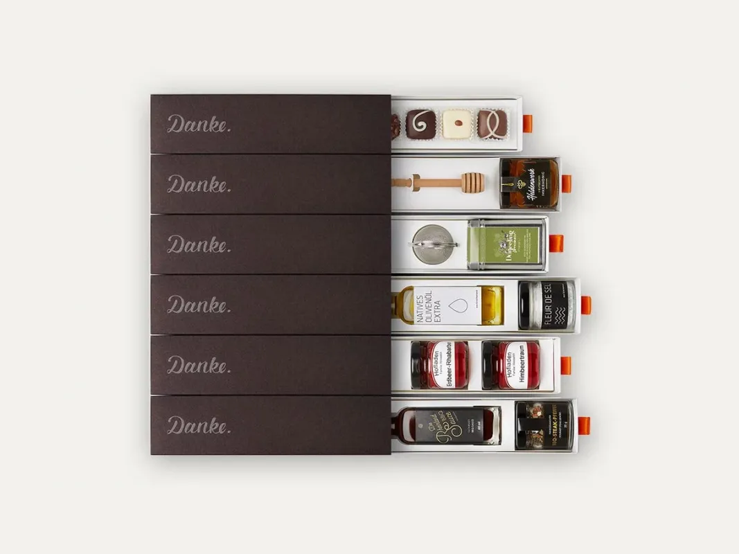 Kein Geschenk von der Stange: eine individuelle, hochwertige Dankebox - neu bei brilliant promotion® (© dankebox.de)
