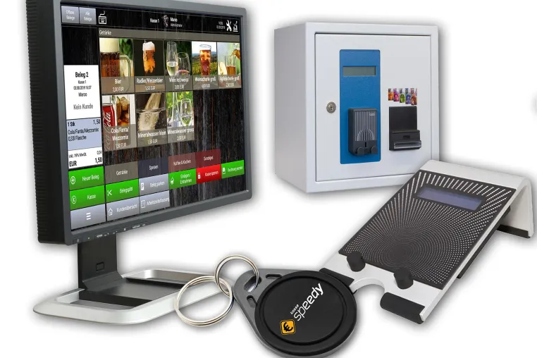 Bild: Bargeldlos bezahlen in Kantinen und am Kaffeautomaten – Kasse Speedy und das Wertkartensystem EVIS