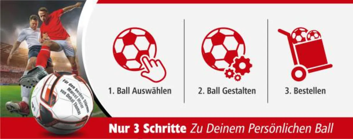 einfaches Ball -  Konfigurieren bei balleristo.eu