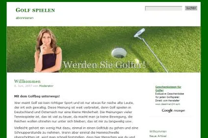 Bild: Pitchen, Chippen und Putten: Online-Golfkurs im Blog-Format