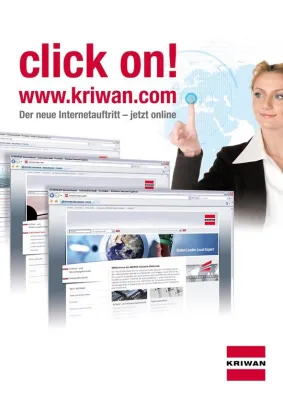 Bild: Startschuss für den neuen KRIWAN-Auftritt im Internet