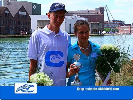 Bild: Carboo4U Athlet Oliver Strankmann und Natascha Schmitt werden Deutsche Hochschulmeister Triathlon 2010