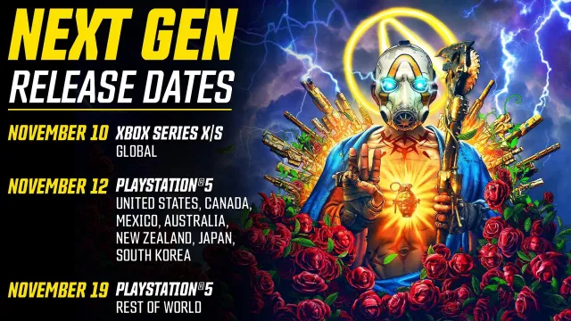 Das Next-Gen-Upgrade für Borderlands 3 startet zeitgleich mit den neuen Konsolen Bild: Das Next-Gen-Upgrade für Borderlands 3 startet zeitgleich mit den neuen Konsolen