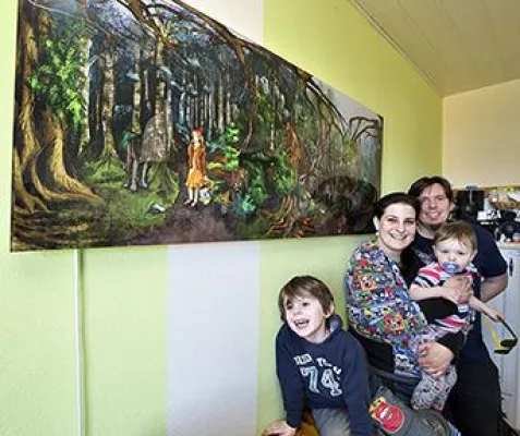 Bild: Geniale Kombination: Infrarotheizung und PV-Anlage: Kunstwerke mit Strahlkraft