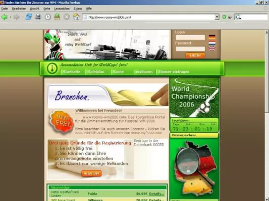 Bild: myPiaza.com sponsert kostenlosen Zimmernachweis für privat und Gewerbe