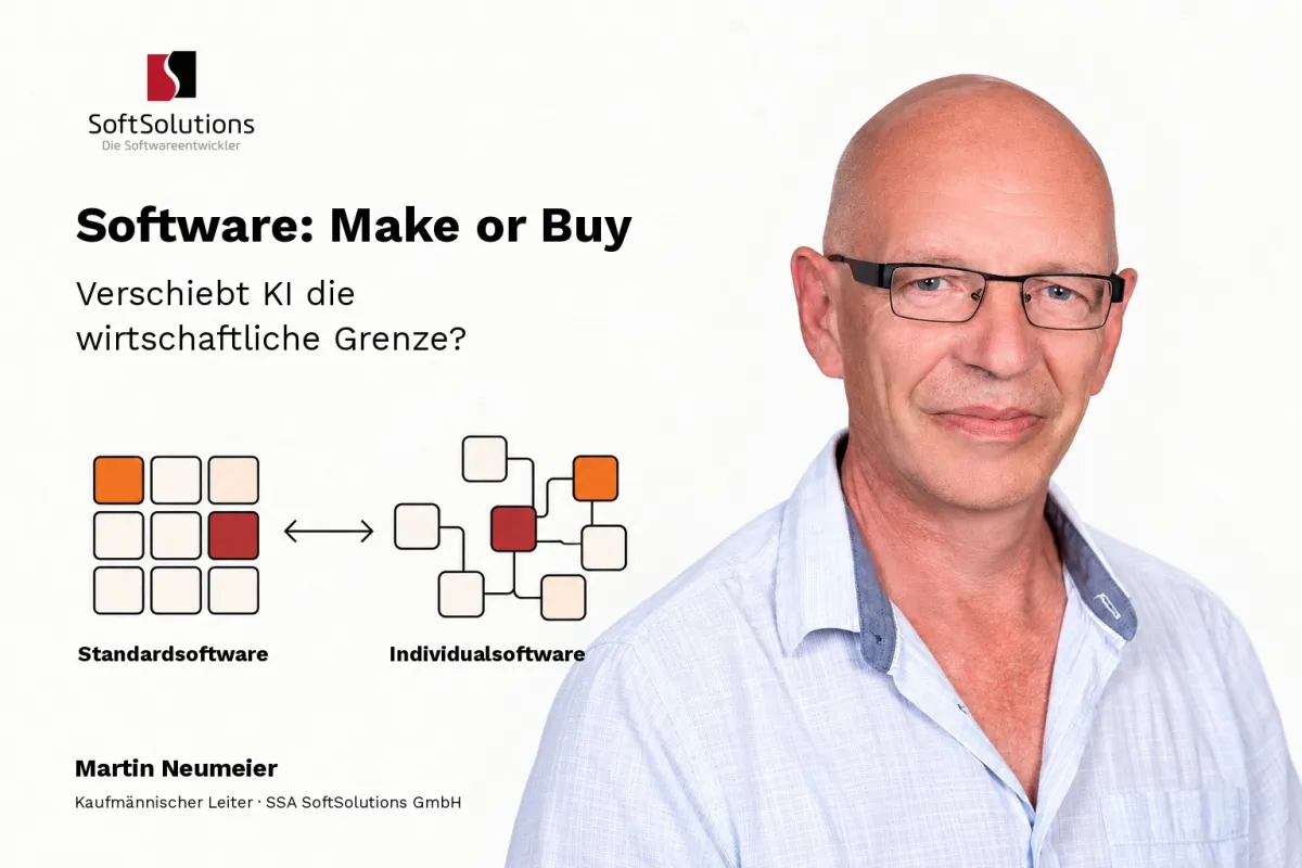 Martin Neumeier - Kaufmännischer Leiter bei SSA SoftSolutions GmbH (© SSA SoftSolutions GmbH)