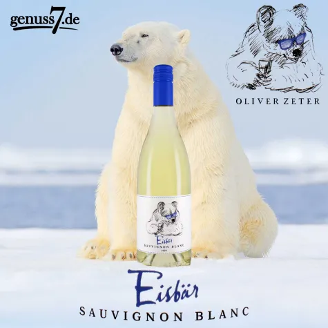 Eisbär – Sauvignon Blanc – Weißwein / Pfalz – Oliver Zeter Bild: Eisbär – Sauvignon Blanc – Weißwein / Pfalz – Oliver Zeter